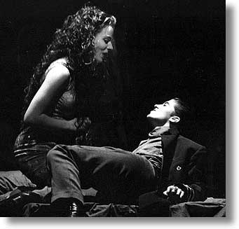 Mary Bella as Poppea with Juliana Molinari as Nero